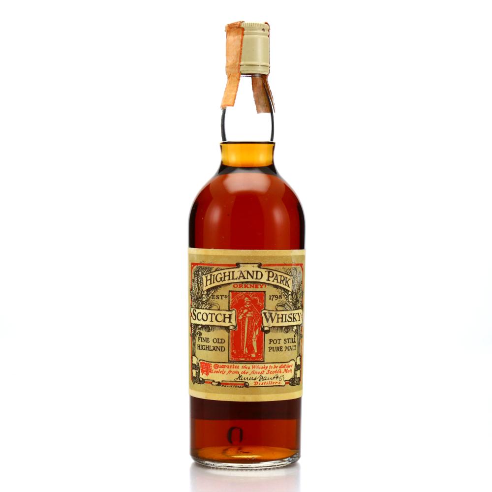 Highland Park Magnus Label for Edoardo Giaccone 1970s / Whiskyteca Garten