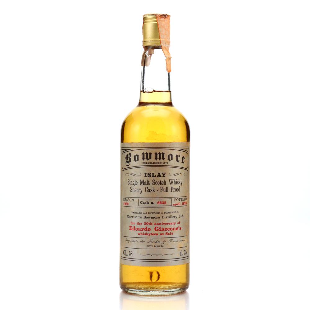 Image for Bowmore 1969 Single Cask #6635 for Edoardo Giaccone - Fecchio & Frassa