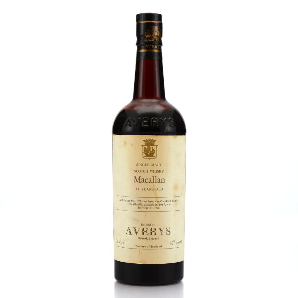 Macallan 1967 Averys 11 Year Old