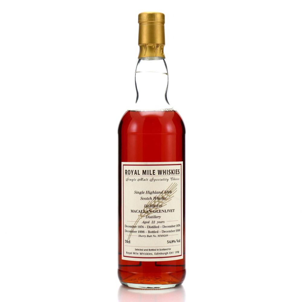 Macallan 1974 Royal Mile Whiskies  22 Year Old
