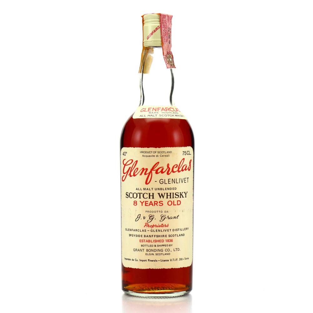 Glenfarclas 8 Year Old Grant Bonding Co 1970s / Co. Import