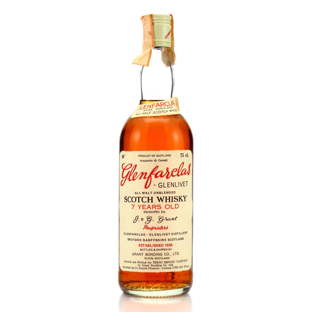 Glenfarclas 7 Year Old Grant Bonding Co 1970s / Co. Import
