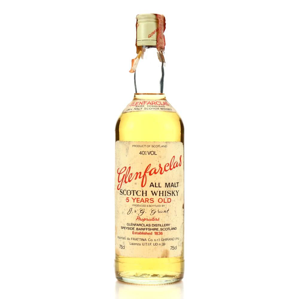 Glenfarclas 5 Year Old 1980s / Frattina Import