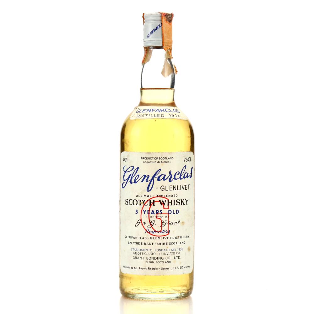 Glenfarclas 1974 Grant Bonding Co 5 Year Old / Co. Import