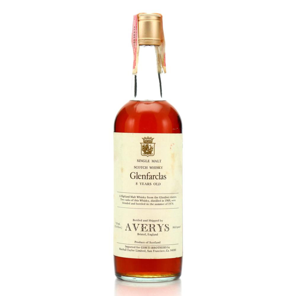 Glenfarclas 1969 Averys for Corti Brothers 8 Year Old / US Import