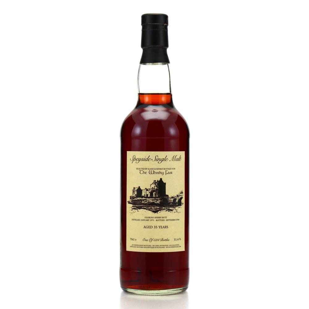 Speyside Single Malt 1971 The Whisky Fair 35 Year Old