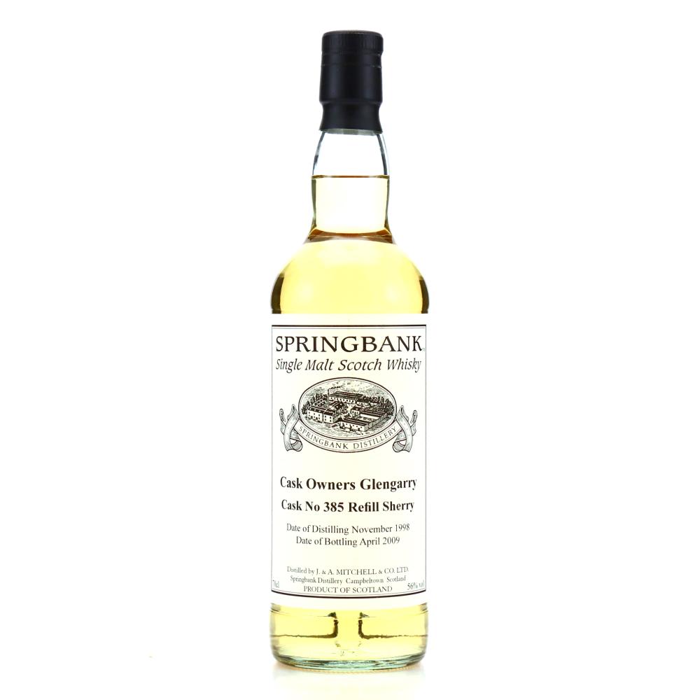 Springbank 1998 Private Sherry Cask #385 / Glengarry