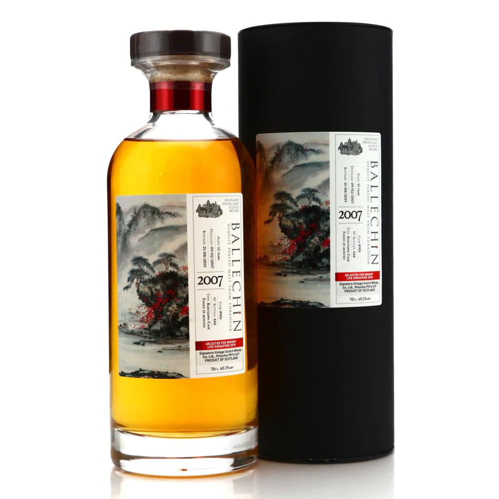 Ballechin 2007 Signatory Vintage 12 Year Old ex-Karuizawa Cask / Whisky Live 2019