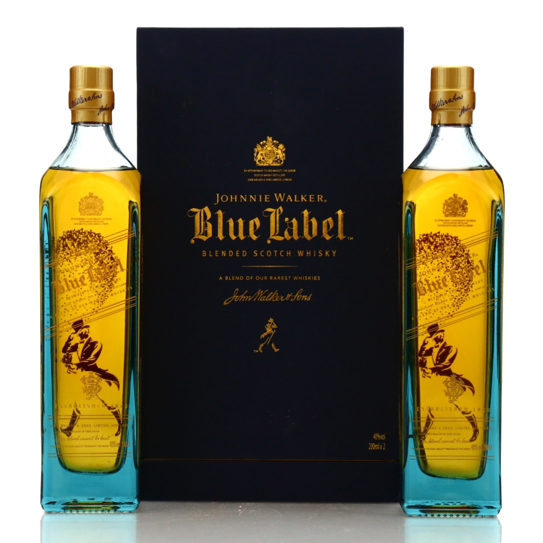 Johnnie Walker Blue Label Valentine's Day 2 x 20cl  / China Import