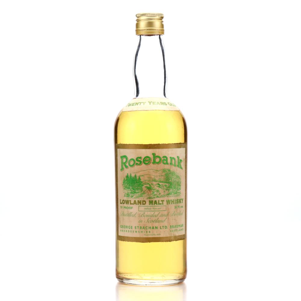 Rosebank 20 Year Old George Strachan 70 Proof 1970s