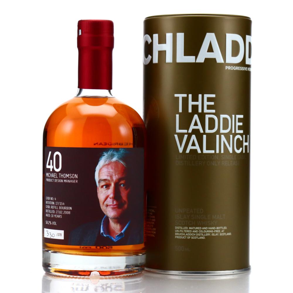 Bruichladdich 2008 Michael Thomson Valinch 10 Year Old / Refill Bourbon