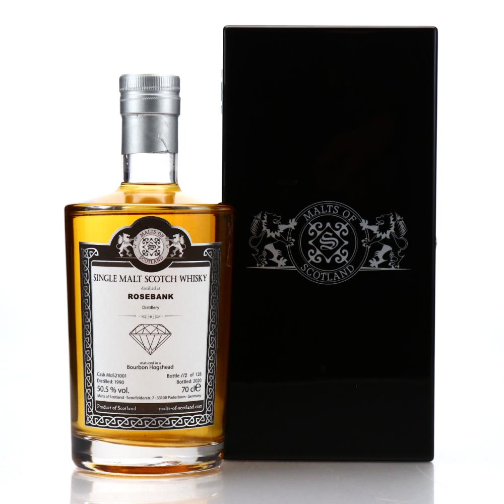 Rosebank 1990 Single Malts of Scotland Bourbon Hogshead