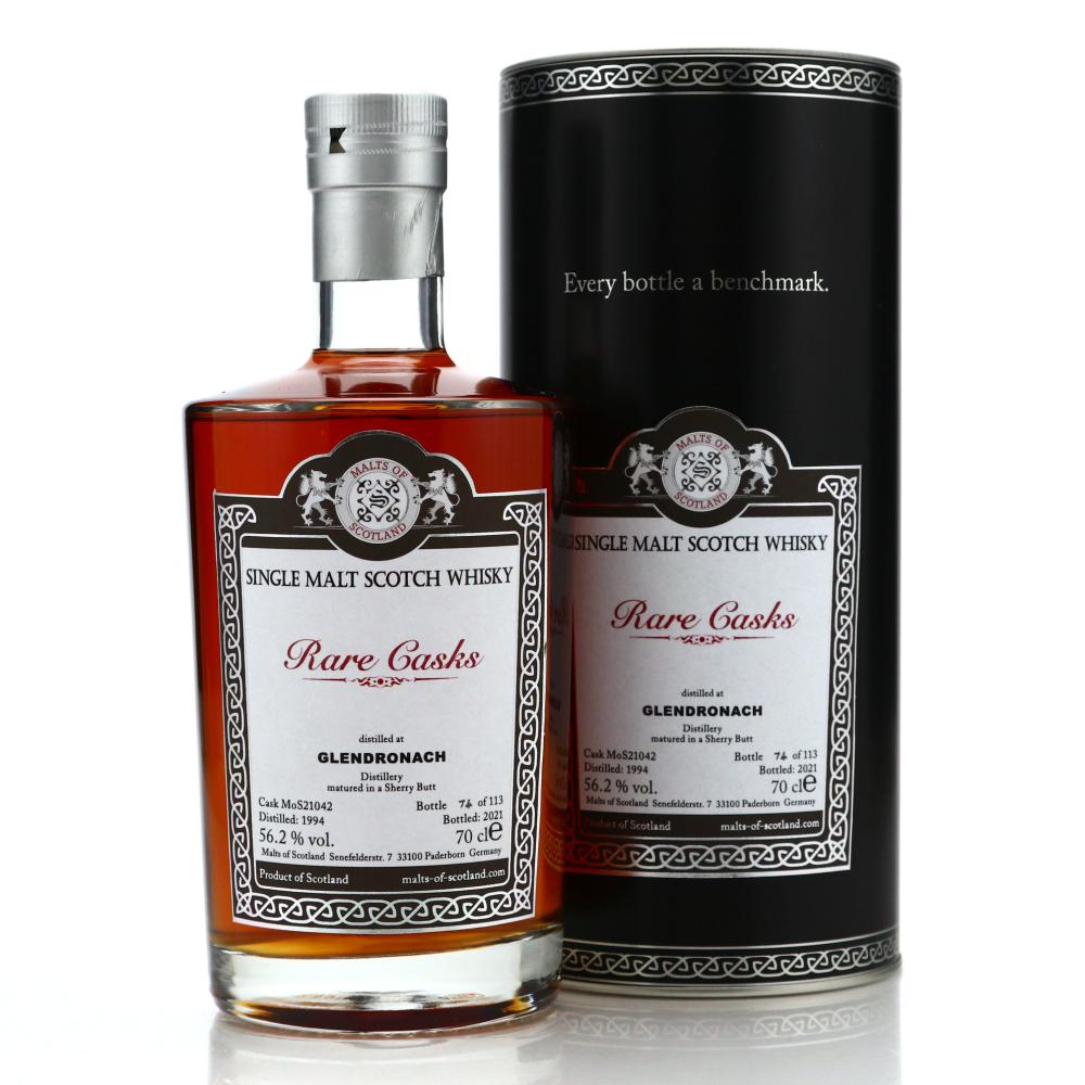 Glendronach 1994 Malts of Scotland Sherry Butt / Rare Casks