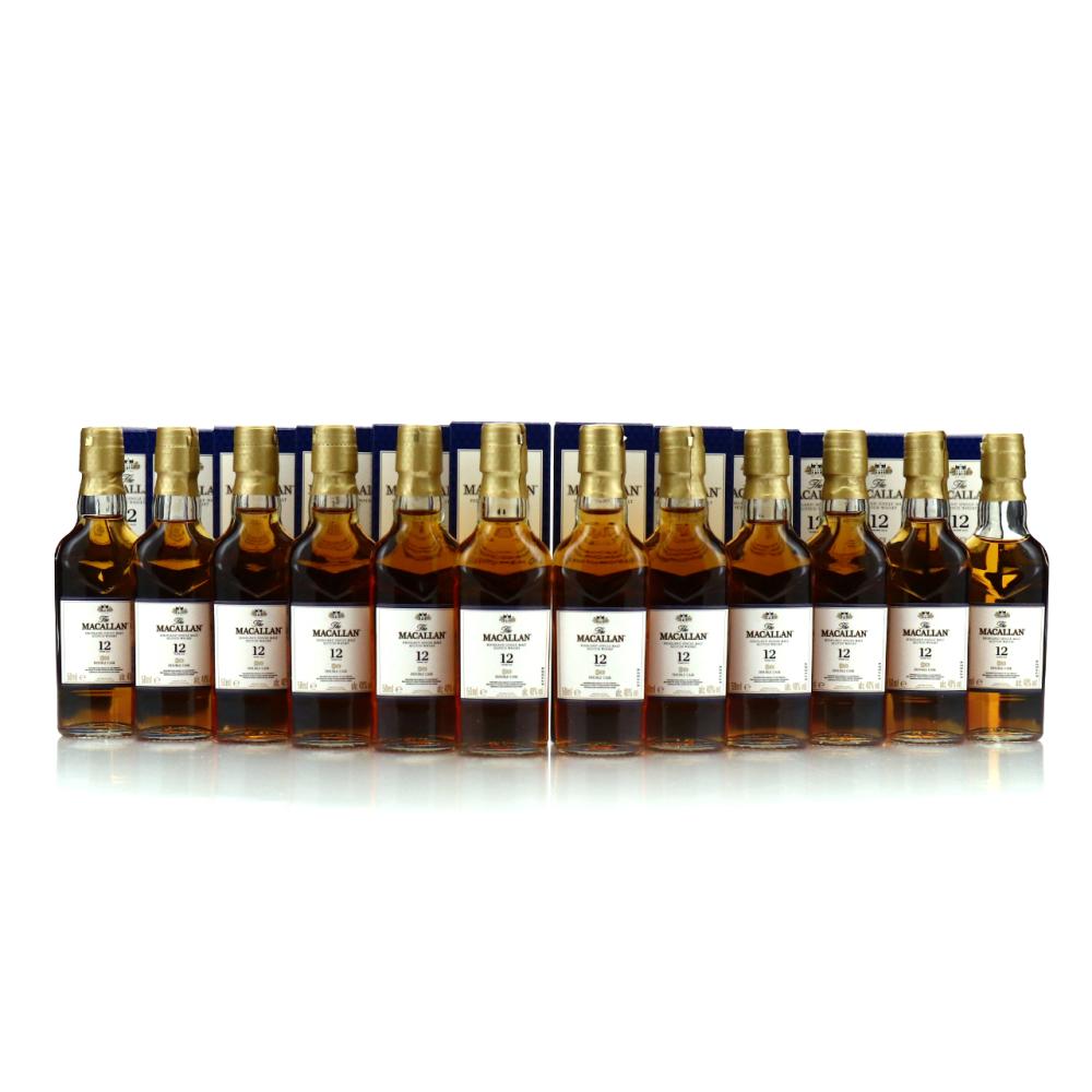 Macallan 12 Year Old Double Cask 12 x Miniature