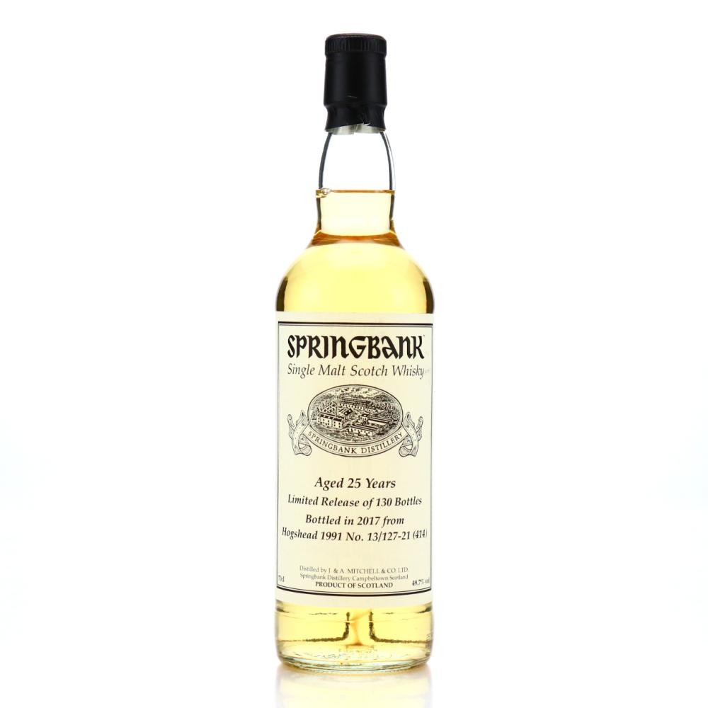 Springbank 1991 Private Cask 25 Year Old #13/127-21(414)