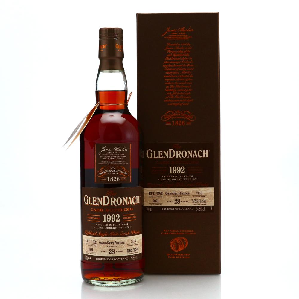 Glendronach 1992 Single Oloroso Cask 28 Year Old #7418 / Batch 19