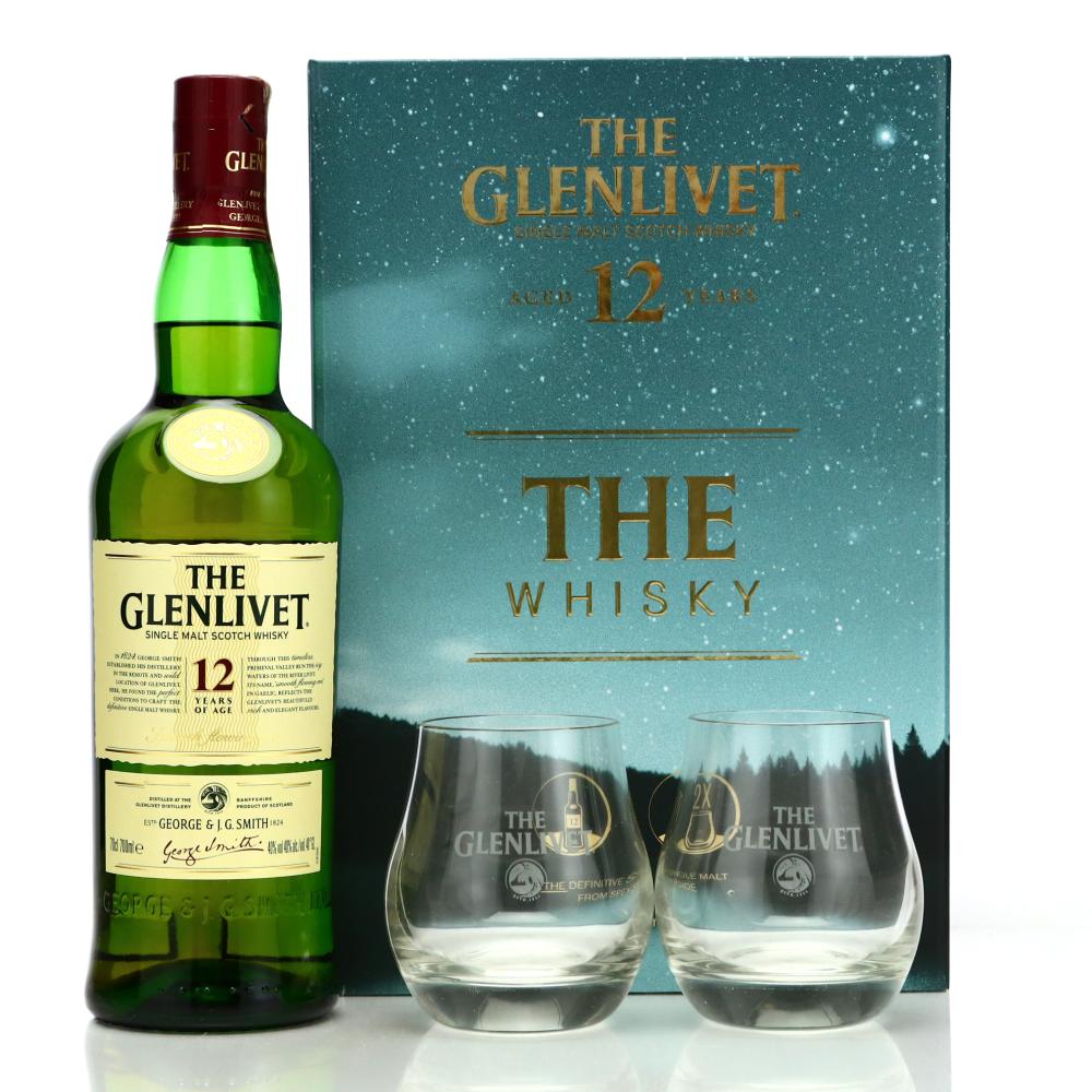 Glenlivet 12 Year Old pre-2019 Gift Pack