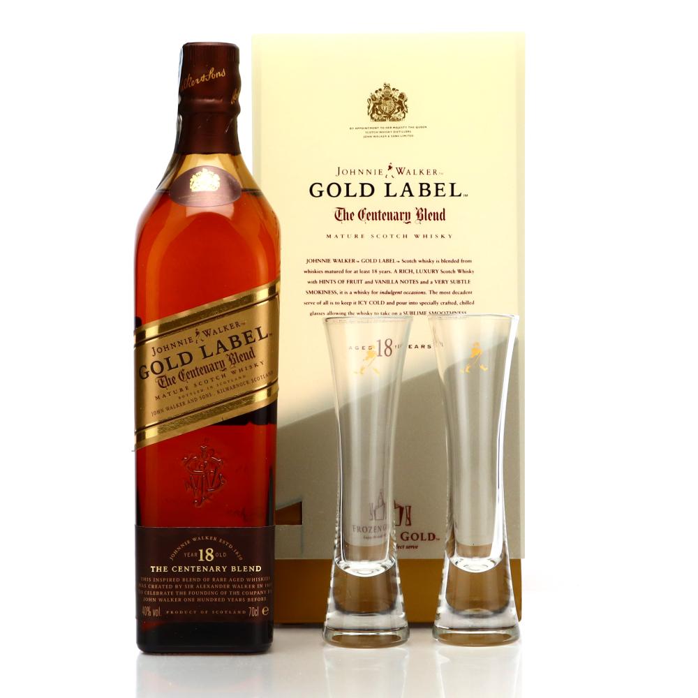 Johnnie Walker Gold Label Centenary Blend 18 Year Old Gift Pack