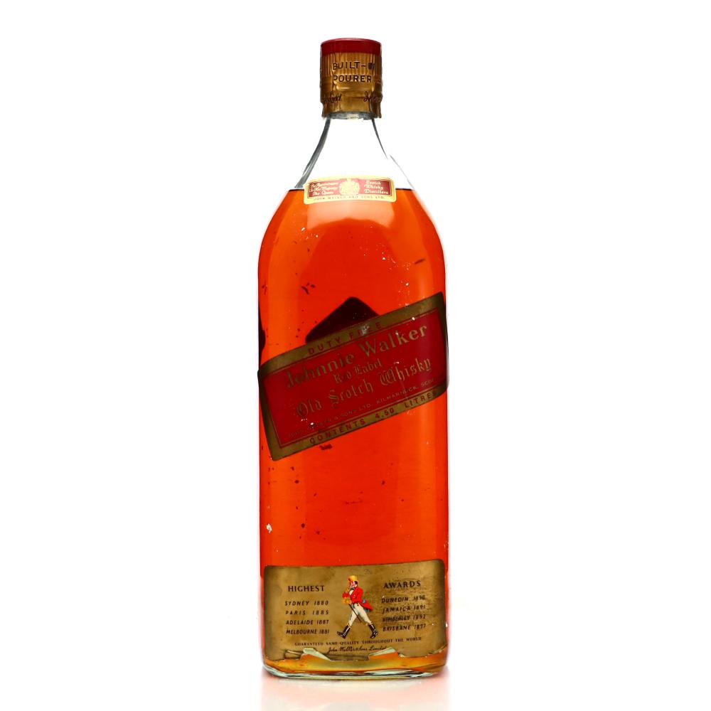 Johnnie Walker Red Label 4.5 Litre 1960s