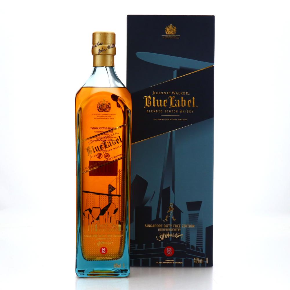 Johnnie Walker Blue Label 1 Litre / Singapore Duty Free SG50