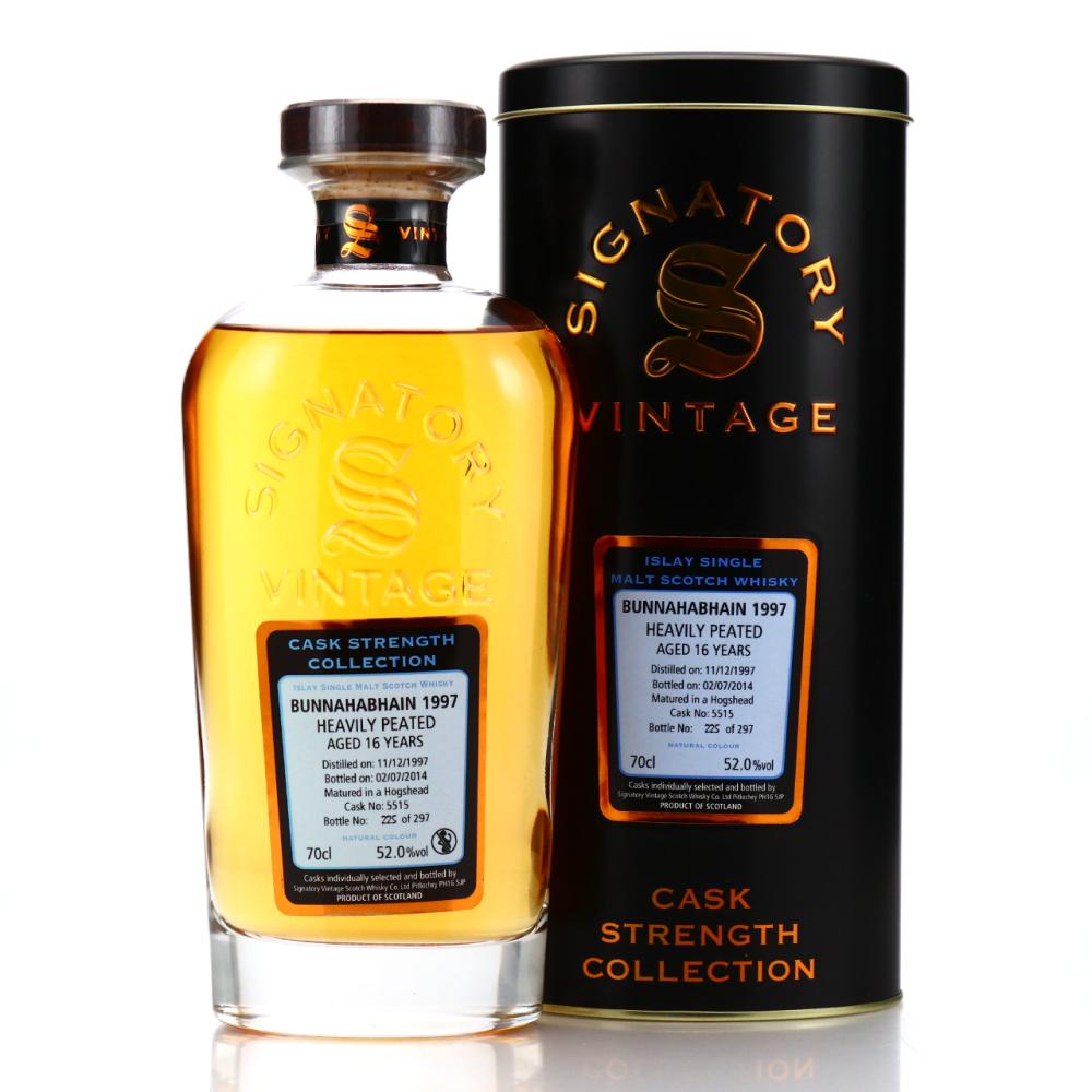 Bunnahabhain 1997 Signatory Vintage 16 Year Old Cask Strength