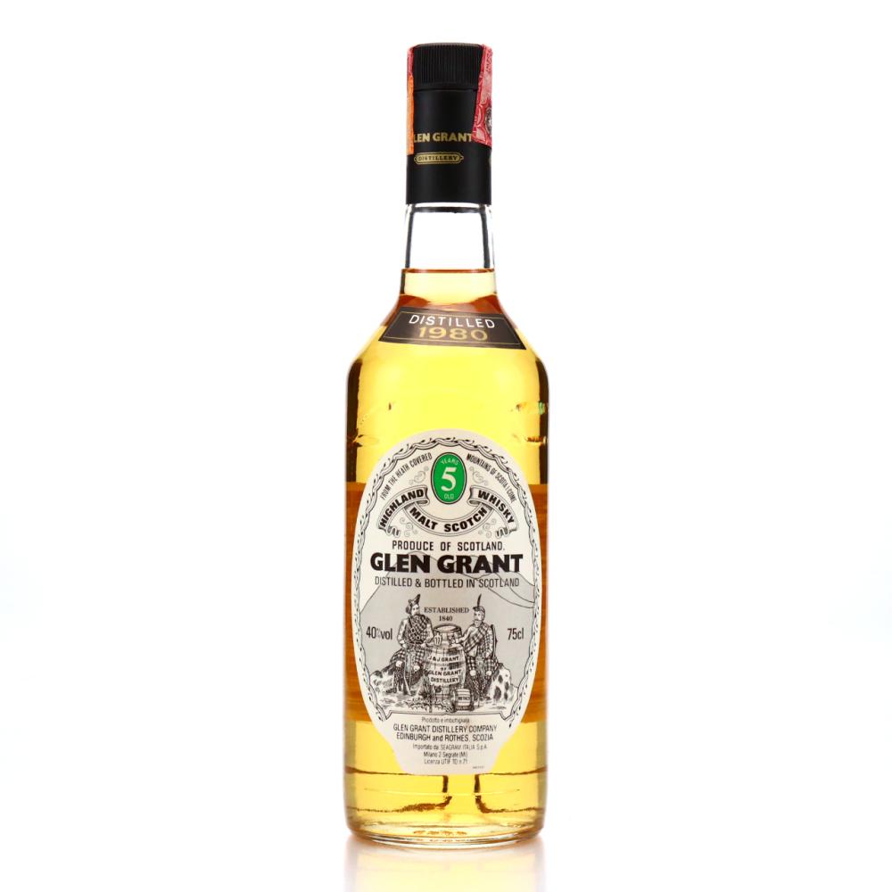 Glen Grant 1980 5 Year Old / Seagram Italia Import