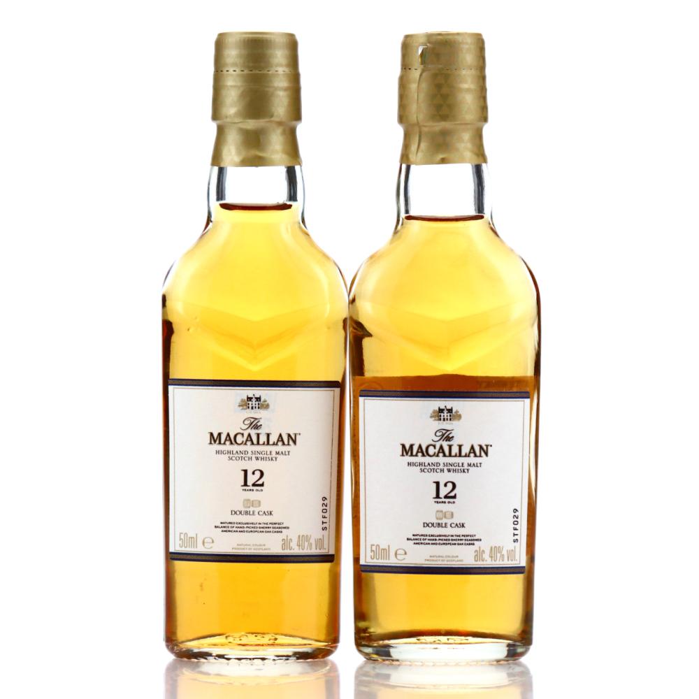 Macallan 12 Year Old Double Cask Miniature x 2