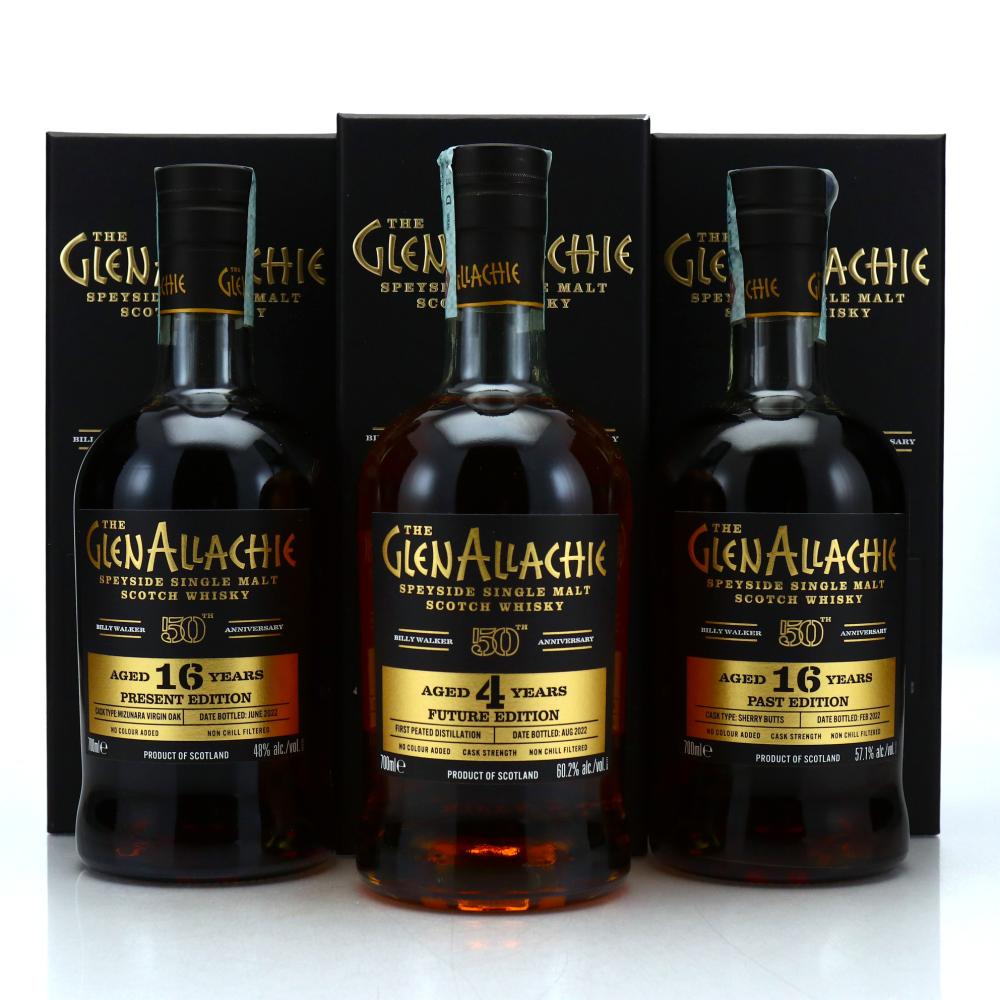 Glenallachie Past, Present, Future Trilogy 3 x 70cl