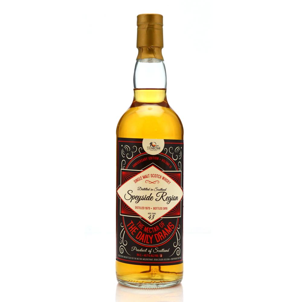 Speyside Single Malt 1973 The Nectar of the Daily Drams 43 Year Old / 10th Anniversary Vol. 12
