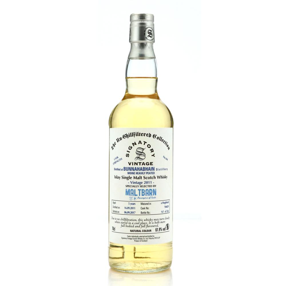 Bunnahabhain 2011 Signatory Vintage 5 Year Old / Maltbarn