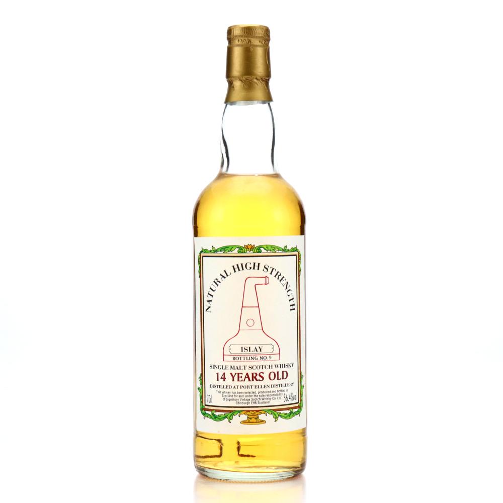 Port Ellen 14 Year Old Signatory Vintage Natural High Strength / Islay Bottling No.9