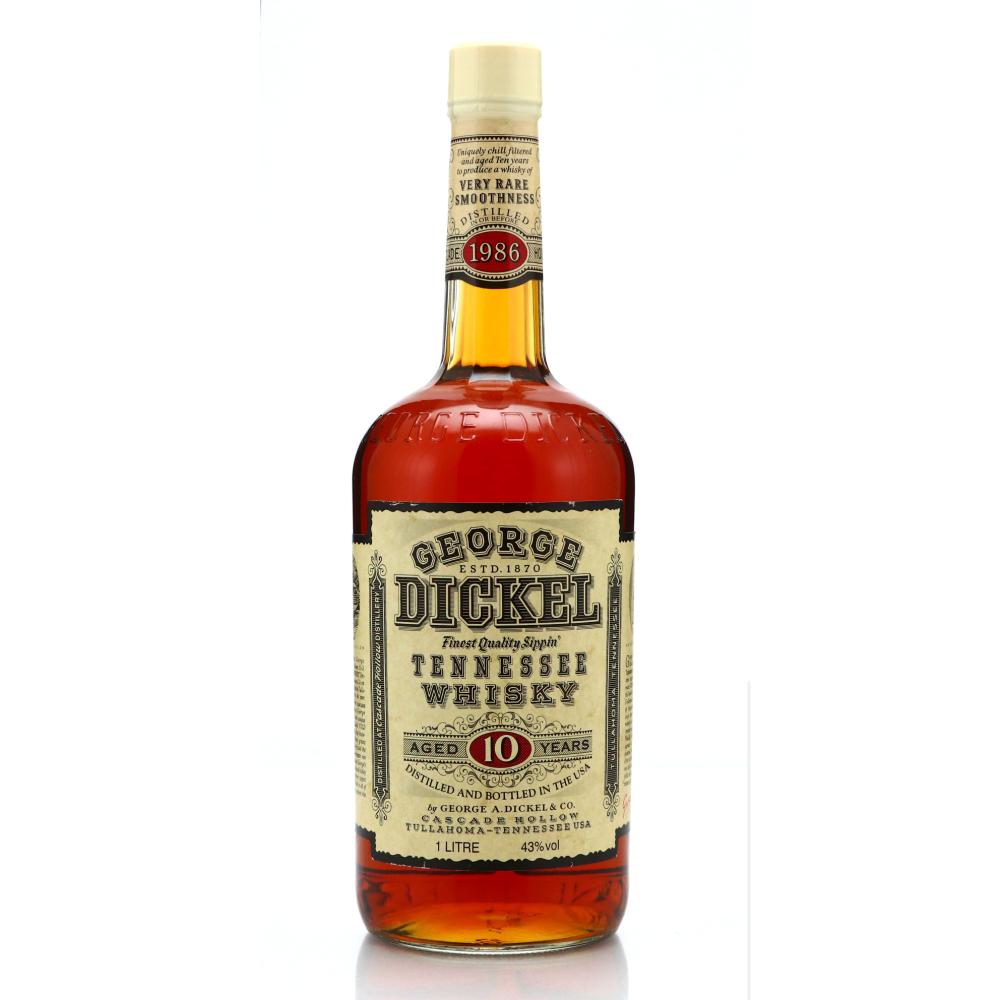 George Dickel 10 Year Old Tennessee Whiskey 1 Litre