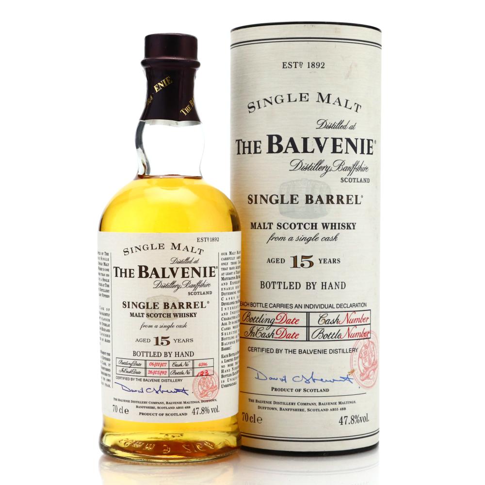 Balvenie 1992 Single Barrel 15 Year Old #4596