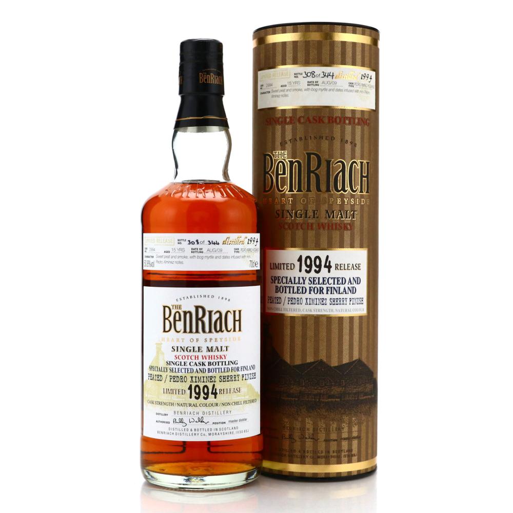 Benriach 1994 Single Cask #2994 15 Years Old / Peated PX Finish