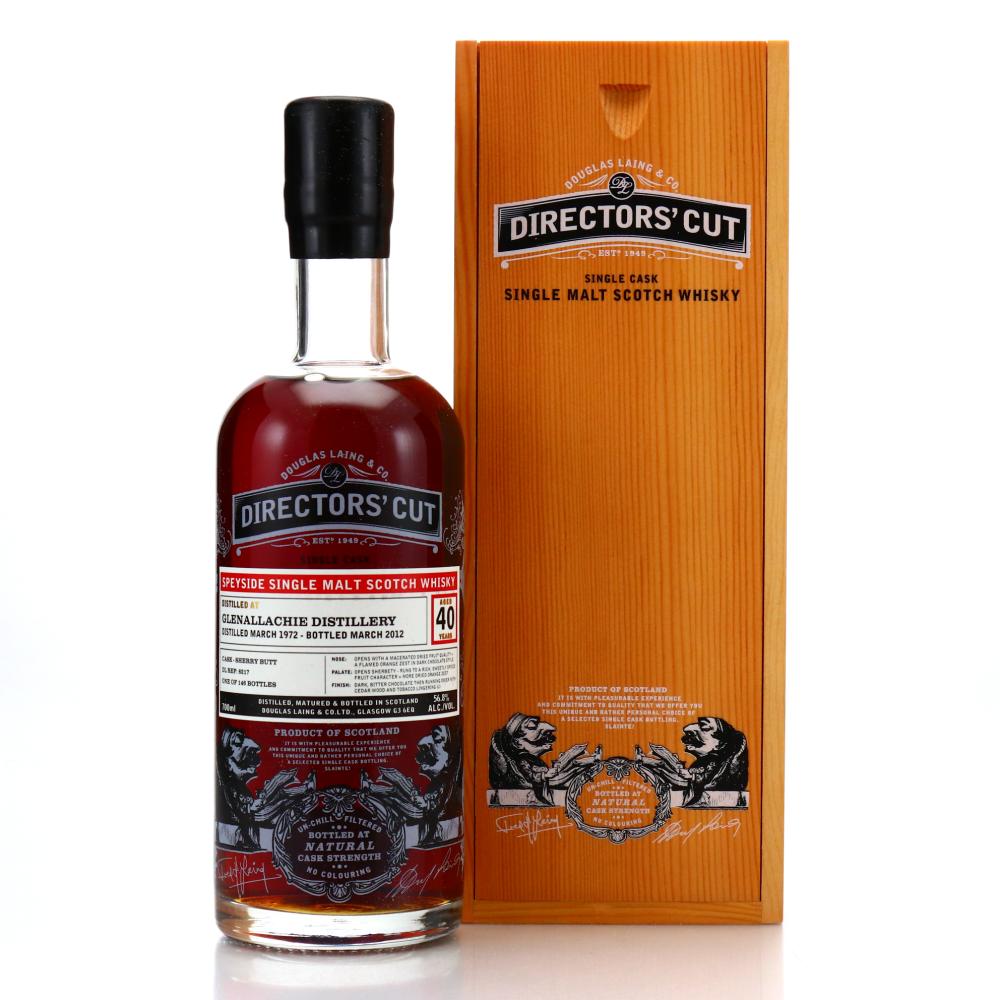 Glenallachie 1972 Douglas Laing 40 Year Old Director's Cut