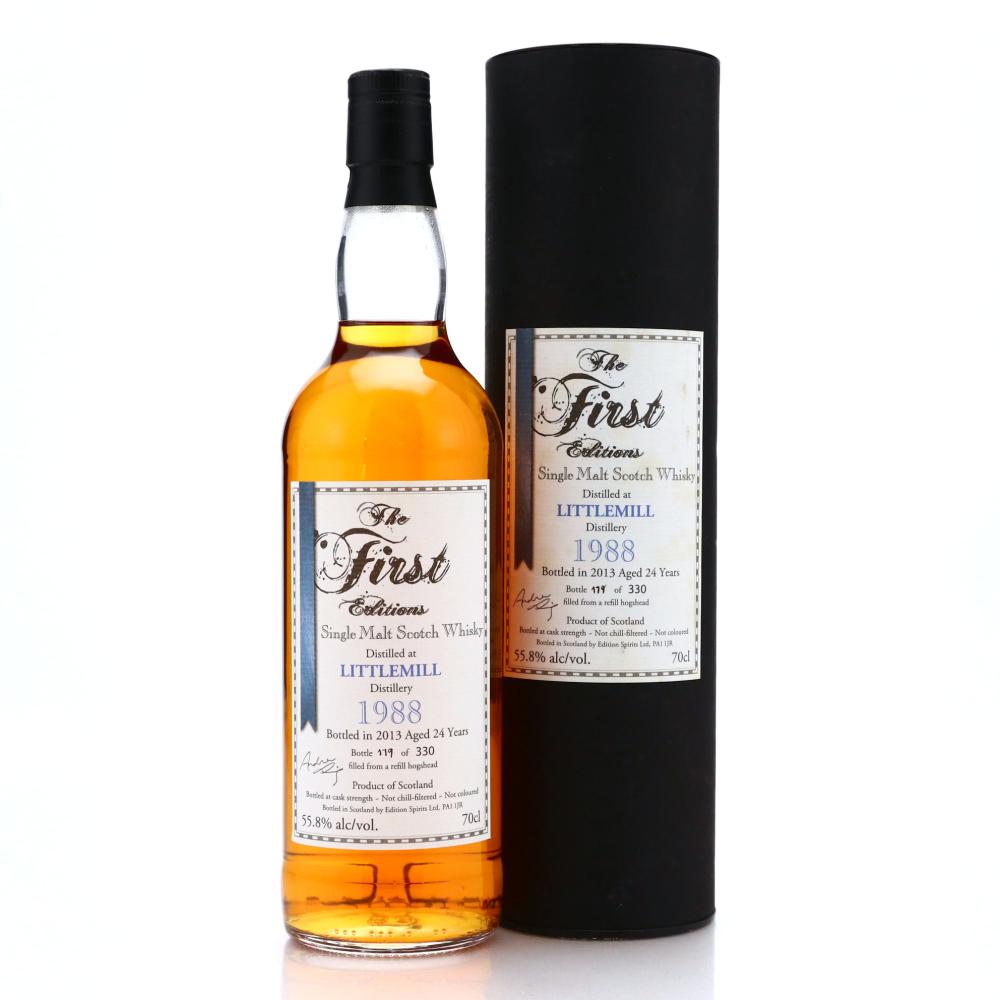 Littlemill 1988 First Editions 24 Years Old