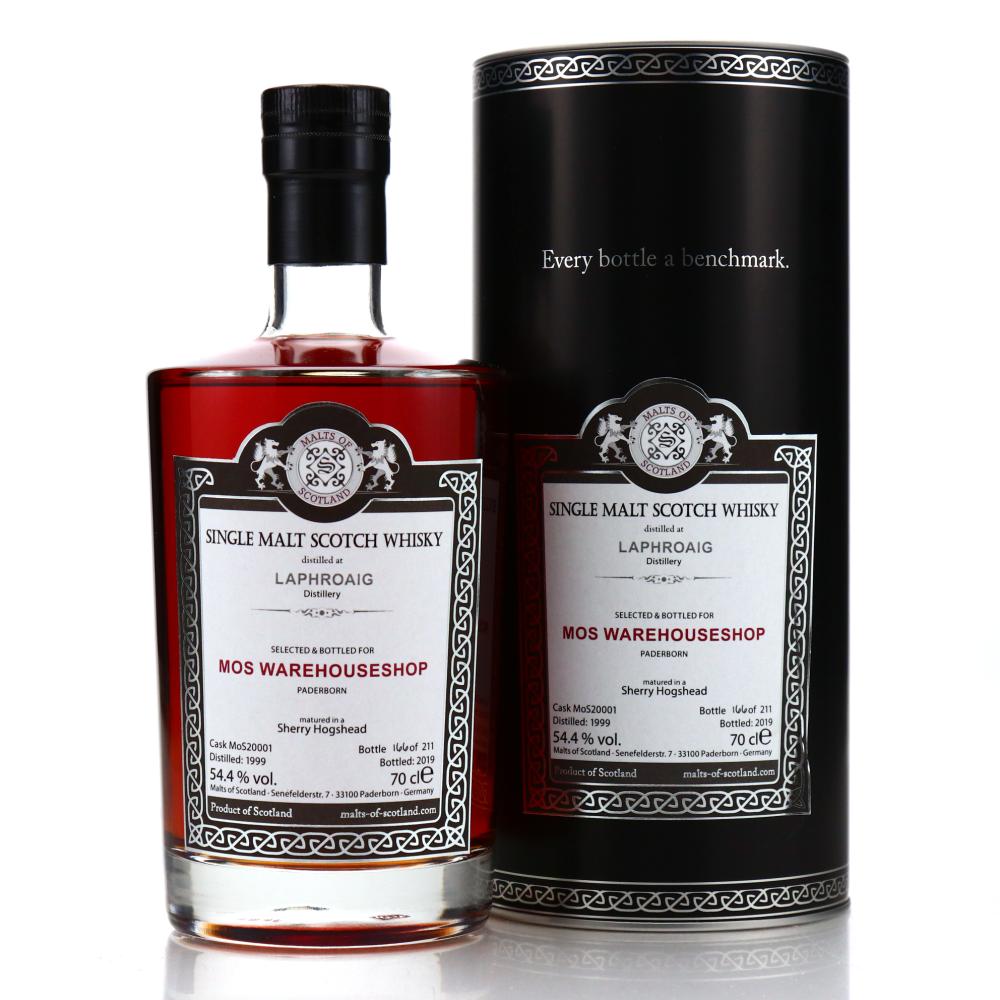 Laphroaig 1999 Malts of Scotland Sherry Hogshead / MoS Warehouseshop