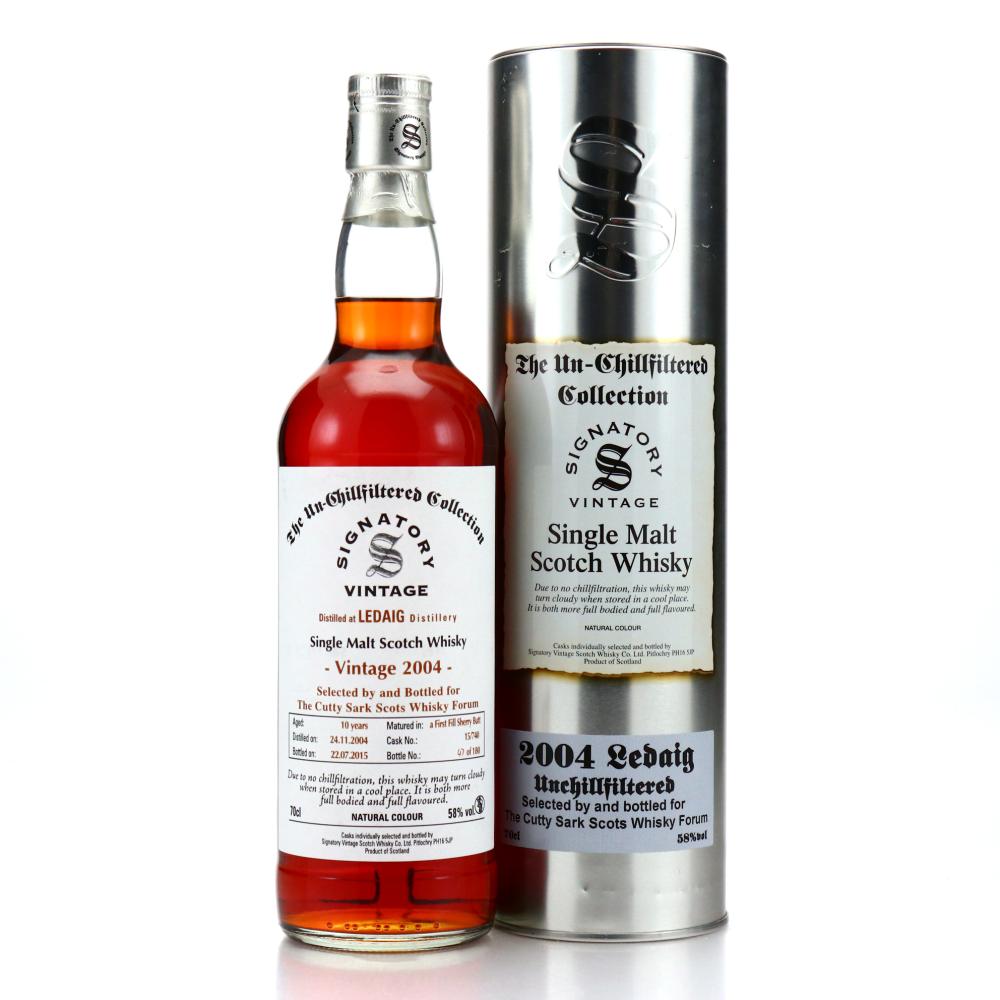 Ledaig 2004 Signatory Vinatge 10 Year Old / Cutty Sark Scots Whisky Forum