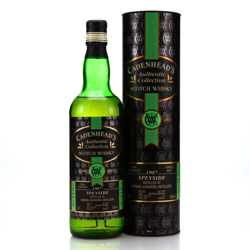 Cardhu 1987 Cadenhead's 12 Year Old