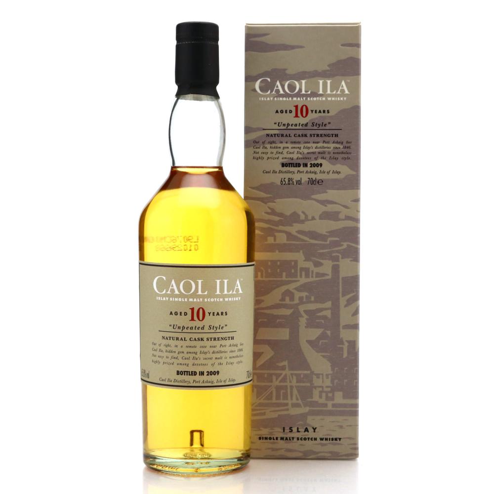 Caol Ila 10 Year Old Unpeated Cask Strength 2009 Release