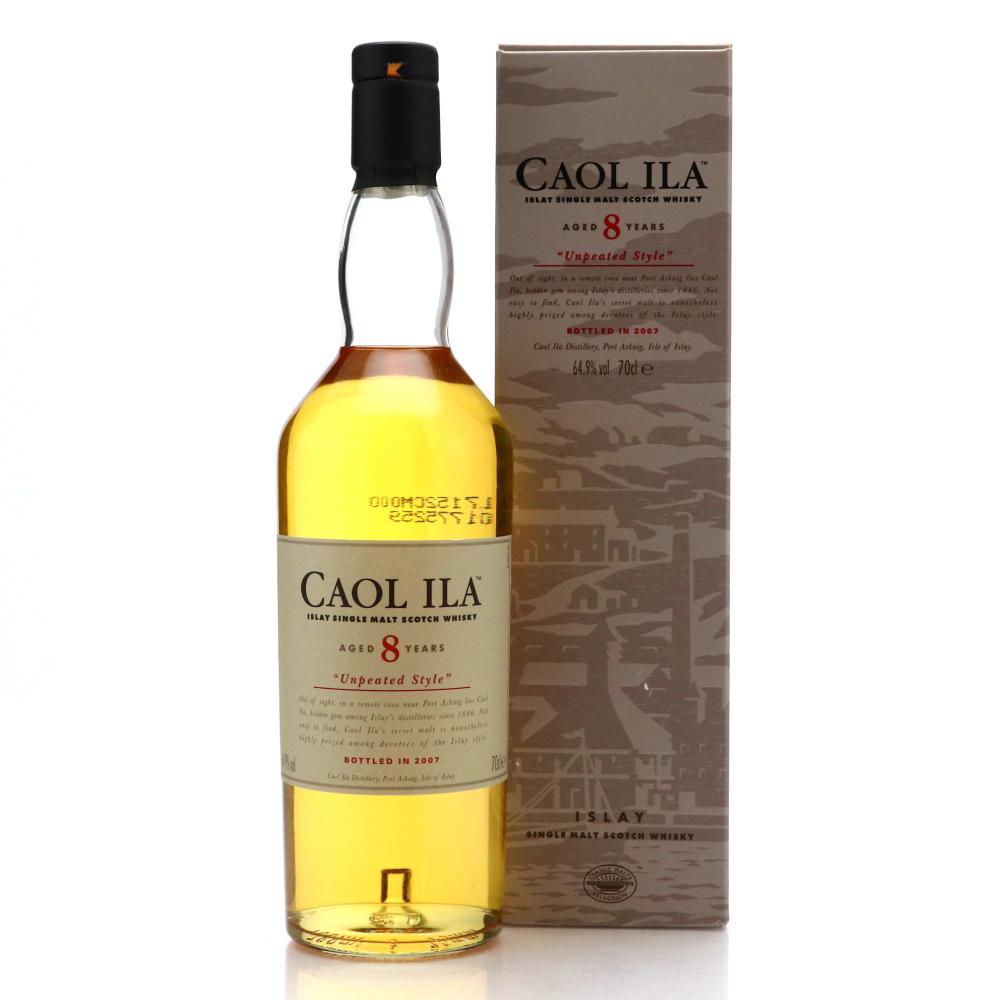 Caol Ila 8 Year Old Unpeated Cask Strength 2007 Release