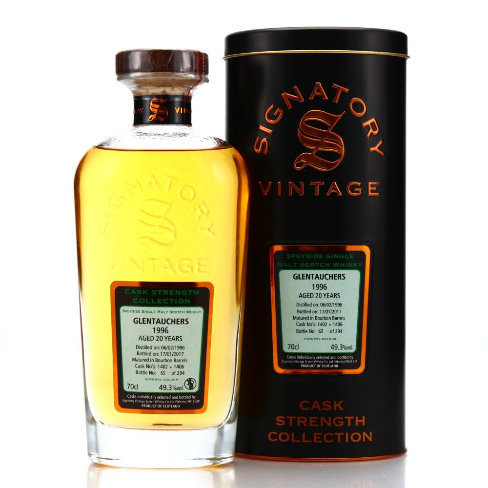 Glentauchers 1996 Signatory Vintage 20 Year Old Cask Strength