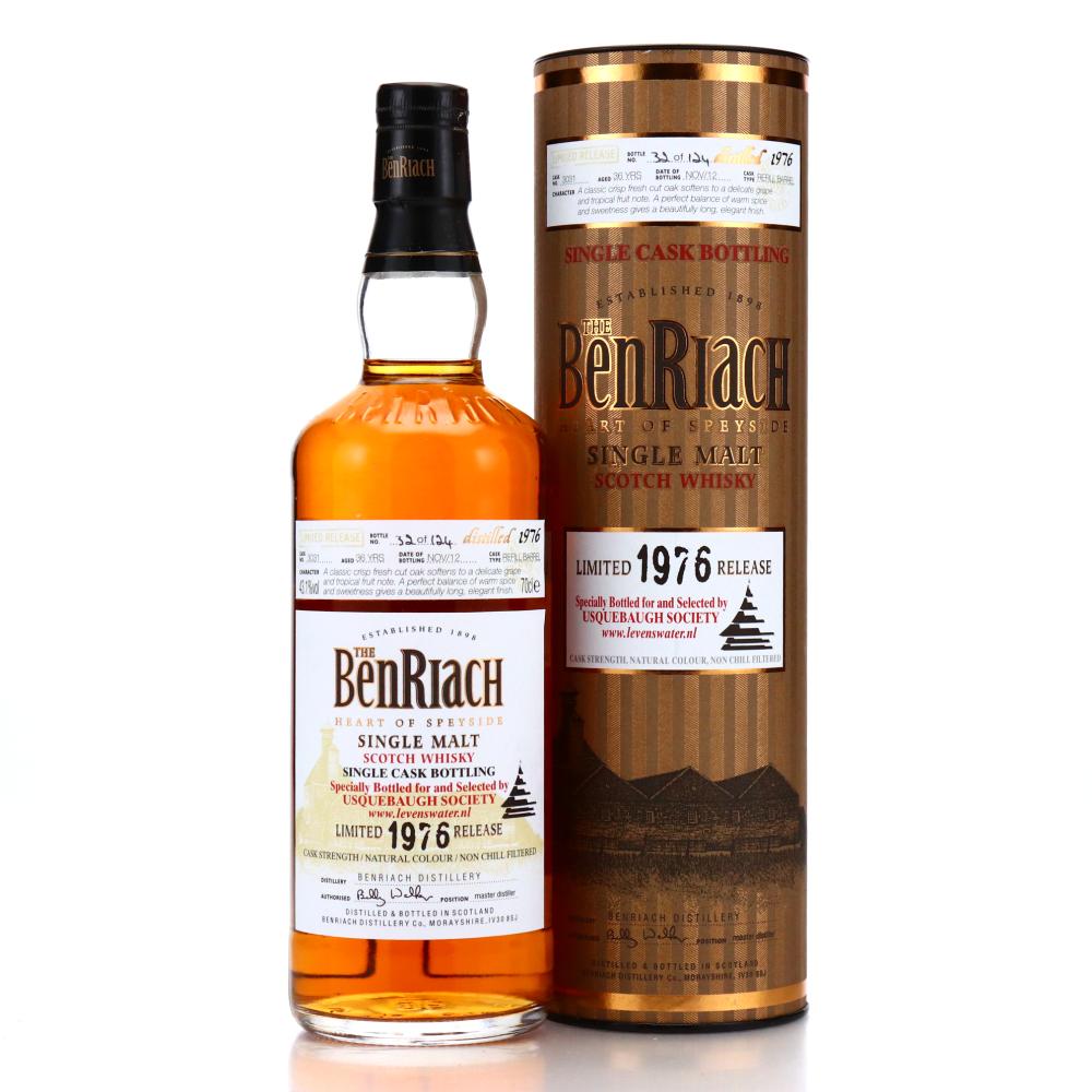 Benriach 1976 Single Cask 36 Year Old #3031 / Usquebaugh Society
