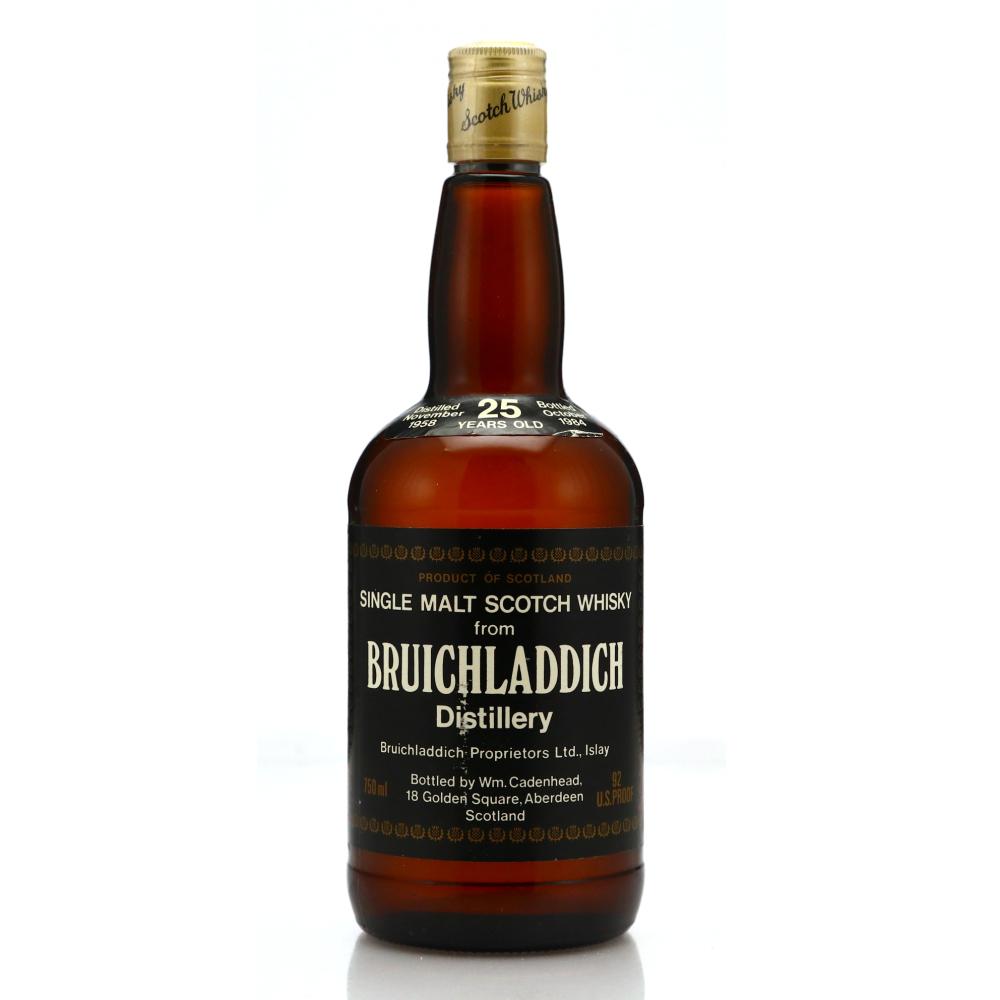 Bruichladdich 1958 Cadenhead's 25 Year Old / US Import