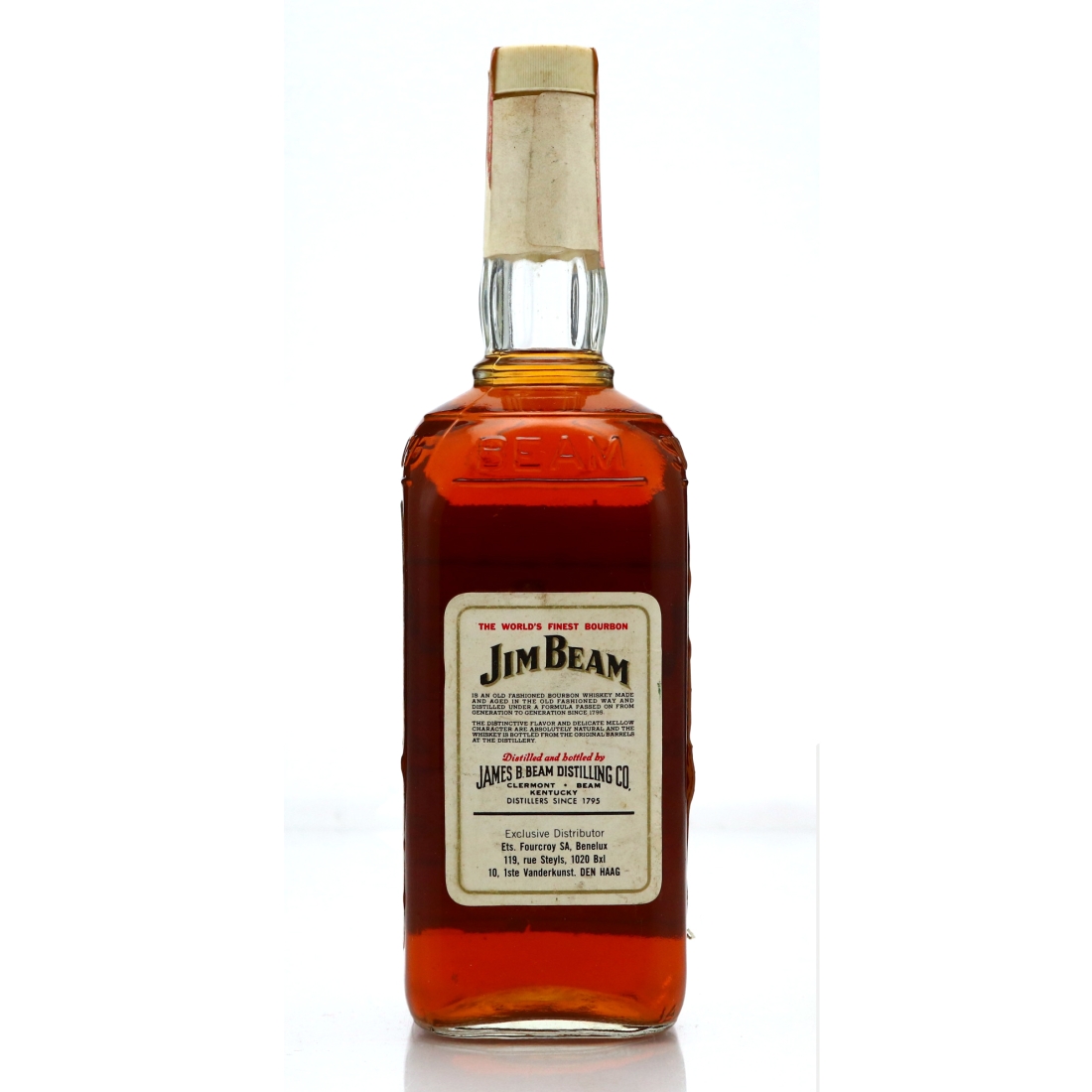 Jim Beam Kentucky Straight Bourbon 1990