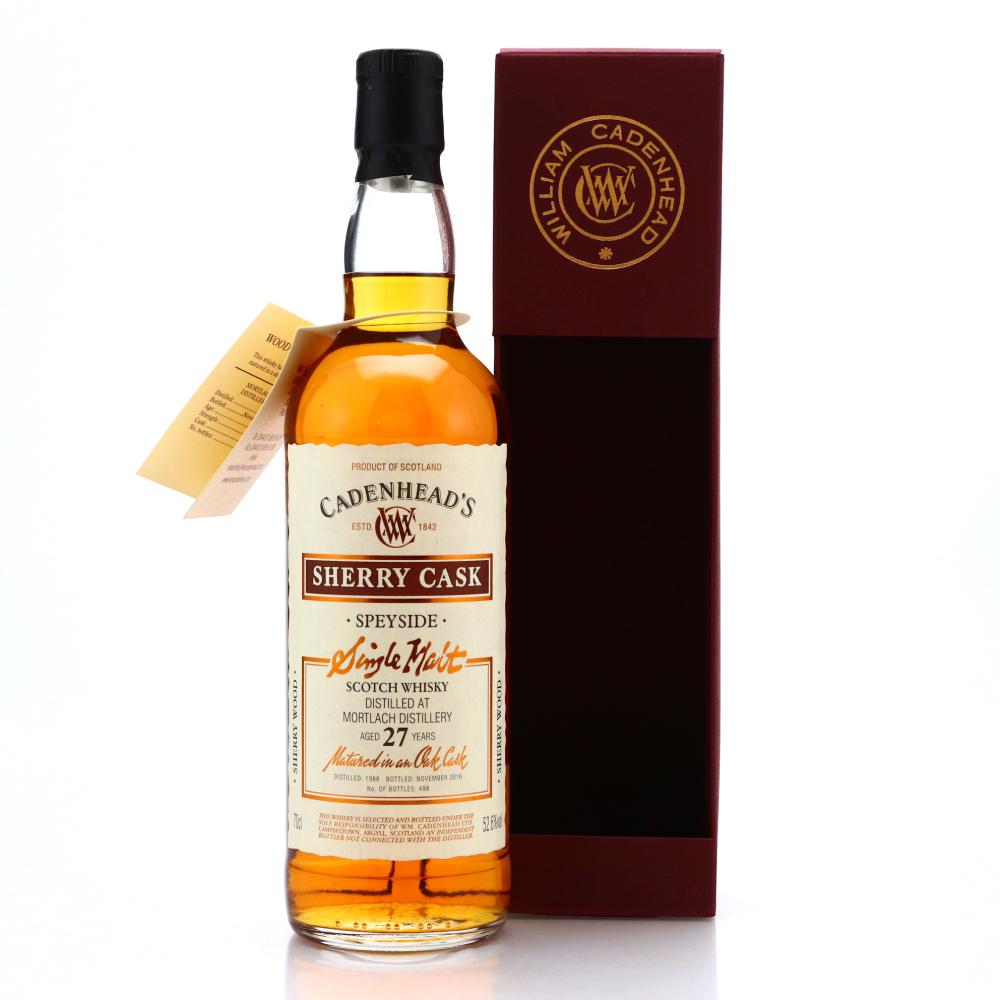 Mortlach 1988 Cadenhead's 27 Year Old Sherry Cask