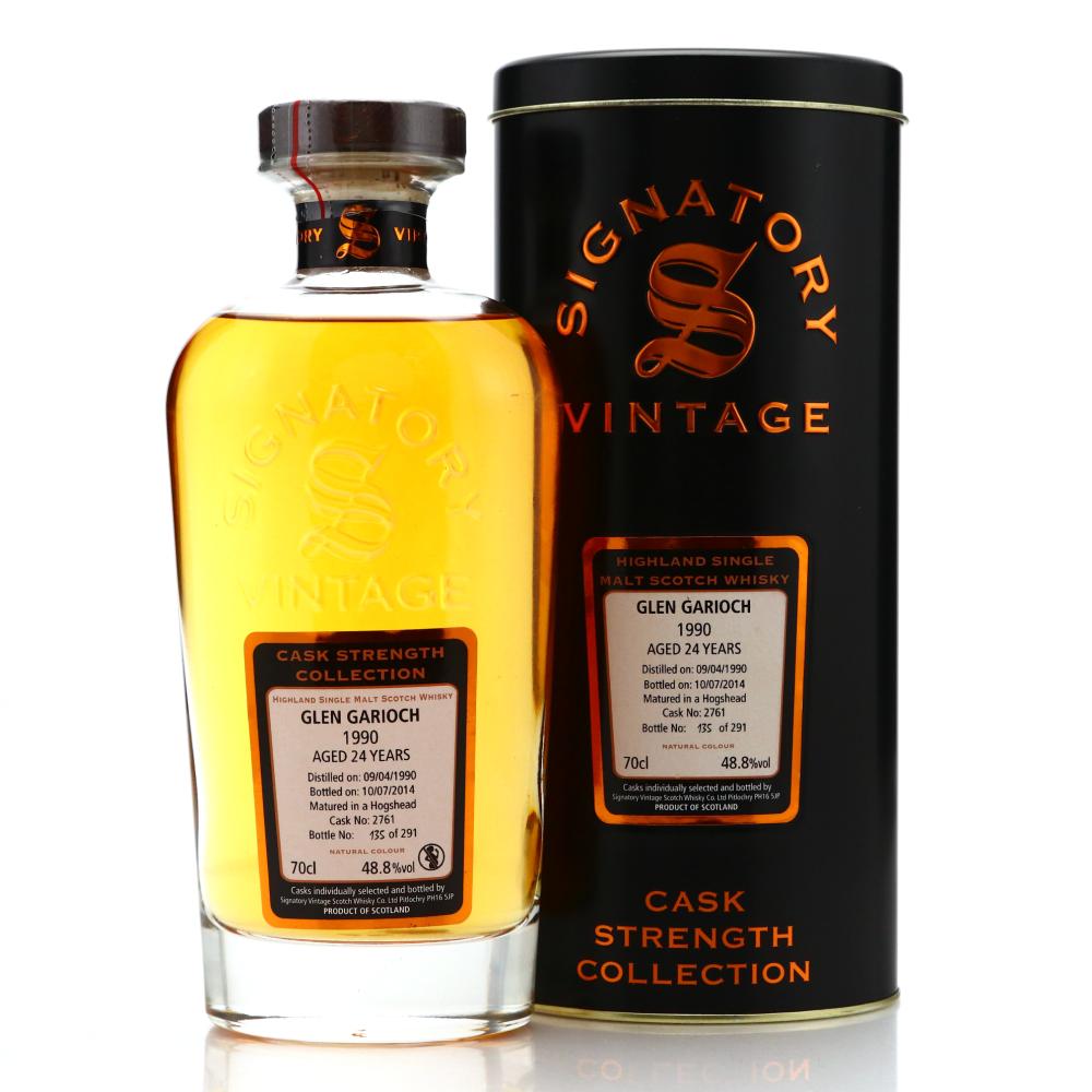 Glen Garioch 1990 Signatory Vintage 24 Year Old Cask Strength