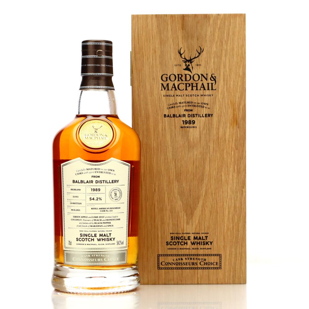 Balblair 1989 Gordon and MacPhail 31 Year Old Batch #21/011