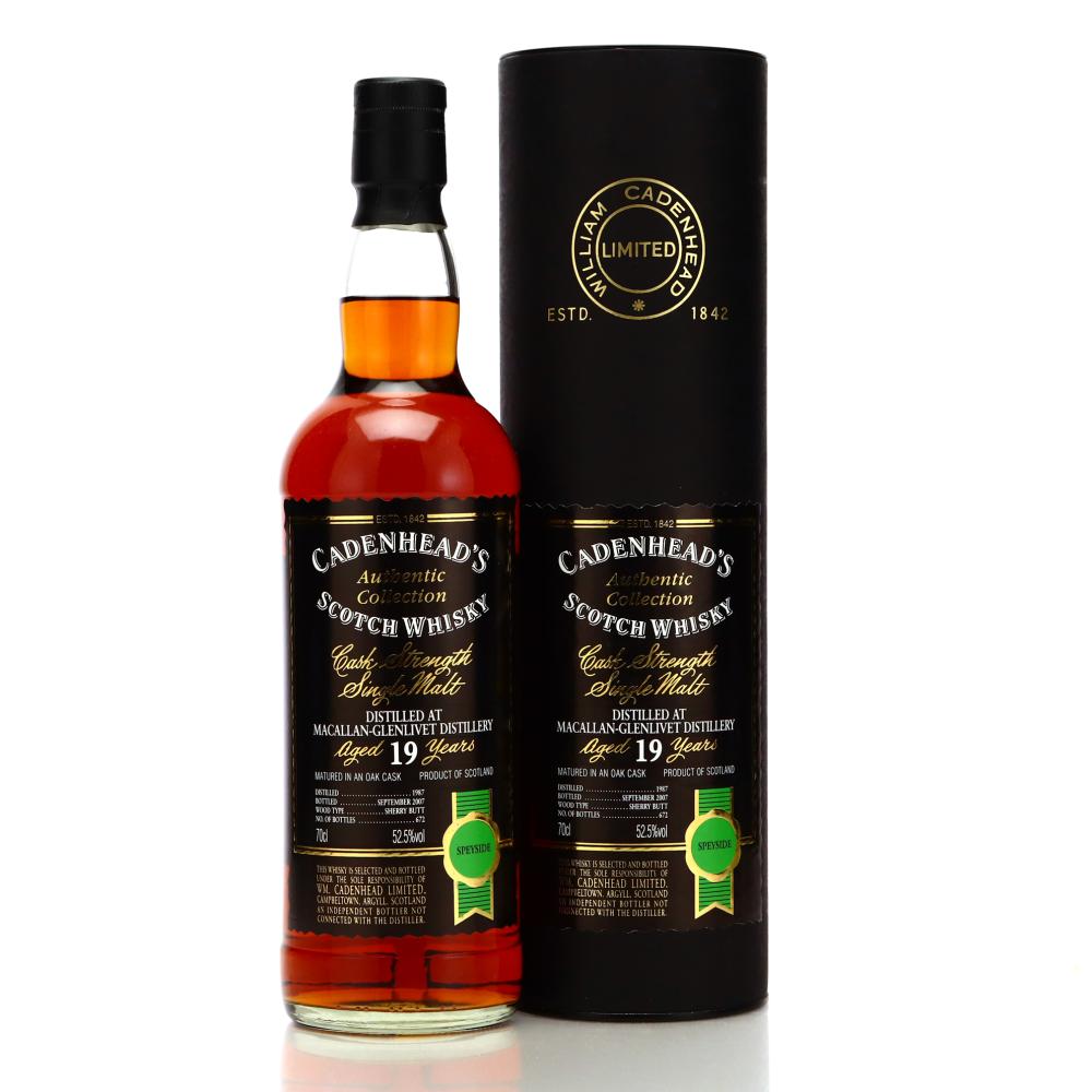 Macallan 1987 Cadenhead's 19 Year Old