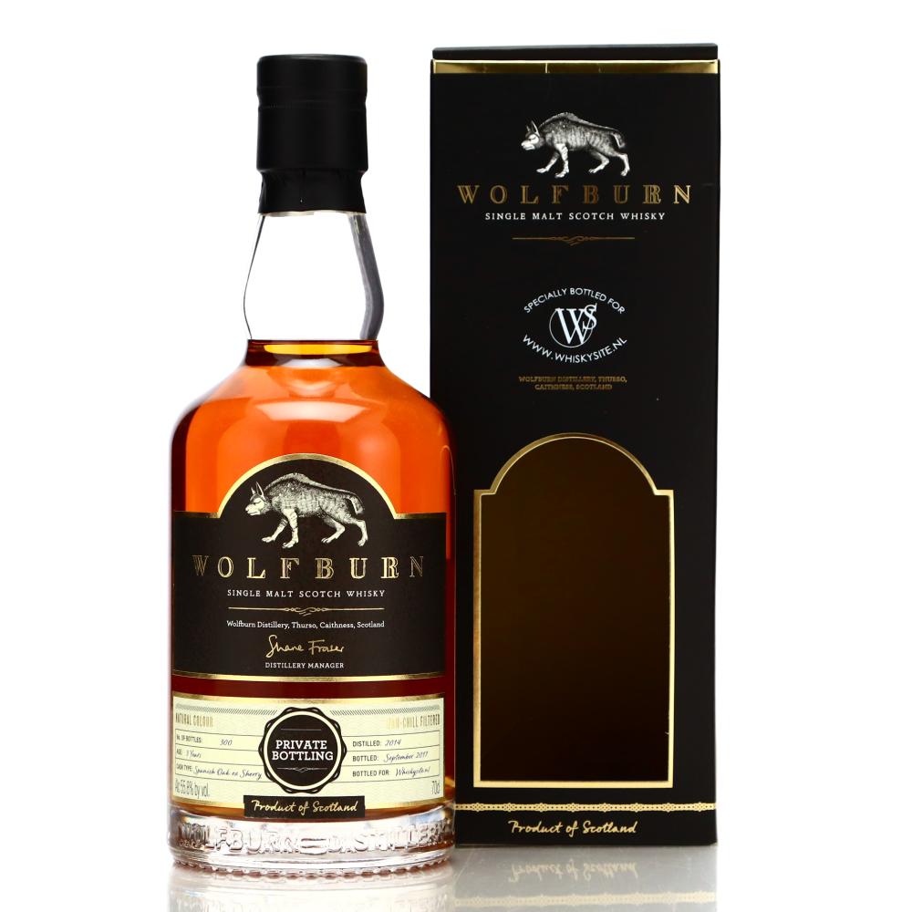 Wolfburn 2014 Single Sherry Cask 3 Year Old / Whiskysite.nl